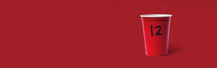 Header red cups